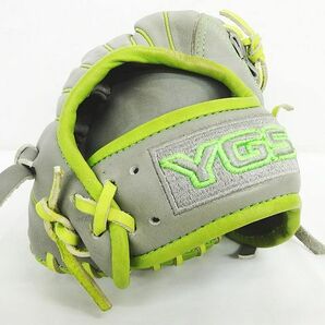 YGS 山本グラブスタジオ Y117 RR 軟式 内野手用 グローブ グラブ グレー系 現状品 ★2722 の画像3