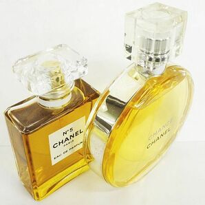 残量多 シャネル 香水 2点セット CHANEL CHANCE 100ml EDT オーデトワレ チャンス CHANEL No.5 50ml EDP オーデパルファム の画像4