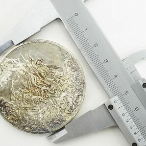 銀製 メダル 約65.2g 直径約5.1cm フランス コイン ARGENT 1ER TITRE silver シルバー La Libert guidant le Peuple の画像4