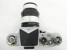 Nikon F アイレベル 一眼レフ フィルムカメラ 本体 NIKKOR-P Auto 1:2.5 f=10.5cm レンズ 動作未確認 ジャンク ★2749_画像6