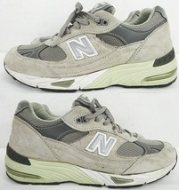 New Balance M991GL ニューバランス スニーカー MADE IN ENGLAND 英国製 メンズ 26.0cm D グレー系 箱付 _画像4