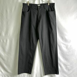 90s Calvin Klein Jeans コットン ワイド パンツ W36×L31 ダークグレー スラックス チノパン カルバンクライン 80s 00s ビンテージ