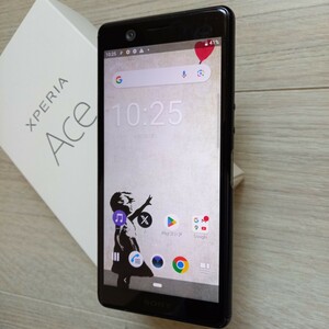  Xperia Ace エース　SO-02L ブラック　　 RAM4GB.ROM64GB 　 バッテリーは良好の結果　コンパクト 　安心の繋がるドコモ製品