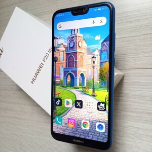 HUAWEI P20 lite 　かなり美品です。　 特別なROM64GBのauバージョン　 RAM4GB 　　　　　au以外のsimカードもOK　　 SIMフリー　　 HWV32