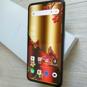 OPPO Reno A 　ブラック　ROMが128GBの楽天版　SIMロックフリー　RAM6GB.ROM128GB　デュアルSIM　ケースおまけ