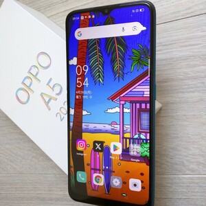 OPPO A5 2020 　グリーン　大容量バッテリー搭載機種　Androidバージョン10　楽天版　