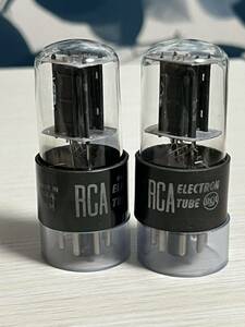 6SN7GT 2 ps RCA examination ending vacuum tube 6SN7. seal character disappears excellent 