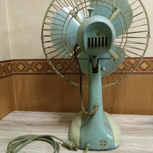 NATIONAL ELECTRIC FAN ナショナル 扇風機 昭和レトロ アンティーク 動作の画像5