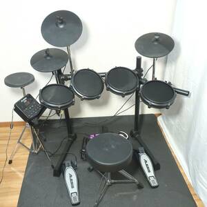 ALESIS TURBO 電子ドラム / YAMAHA TS01Sトレーニングパッド / On-Stageマット付 メッシュヘッド 打楽器/160サイズ