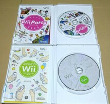 【送料無料】【Wii】 Wii Sports Wiiスポーツ リゾート Wii Party Wiiパーティー はじめてのWii 4点まとめ売り ._画像3
