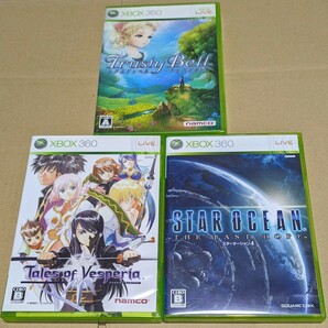 【送料無料】【Xbox360】 トラスティベル ～ショパンの夢～ テイルズオブヴェスペリア スターオーシャン4 RPG系ソフト 3点まとめ売り