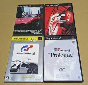 【送料無料】【PS2】リッジレーサーV GRAN TURISMO 4 ”Prologu ” グランツーリスモ3 4点まとめ売り