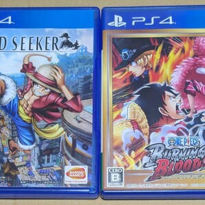 【送料無料】【PS4】 ワンピース ワールドシーカー ONE PIECE BURNING BLOOD [アニソンサウンドエディション] 2点セットまとめ売り