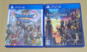 【送料無料】【PS4】 ドラゴンクエスト11 ドラゴンクエストXI 過ぎ去りし時を求めて キングダムハーツIII キングダムハーツ3 2点まとめ売り