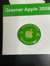 2008年　Apple純正　アップル　Ｇreener ピンバッジ　希少　コレクション　コレクター_画像2