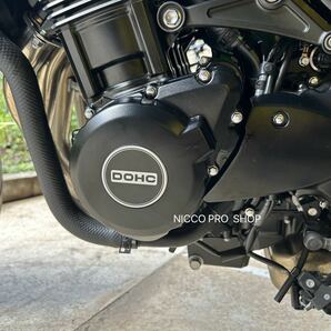 Z900RS DOHC 改良版 ステンレス ステッカー シール パルサー 真っ黒の画像7