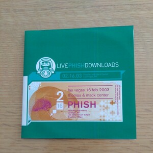 Phish / Live Phish Downloads (las vegas 16 feb 2003 thomas & mack center) CD-R
