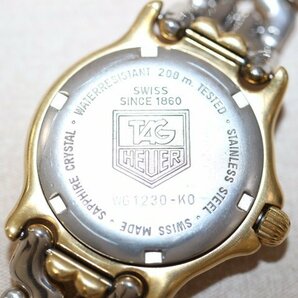 TUG HEUER タグホイヤー professional WG 1230-K0 腕時計 盤面外れ有 コマ付 ジャンク品 5339の画像3