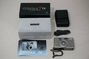  Kyocera CONTAX Tix Die klassische Evolution film camera instructions case box attaching operation goods 5392