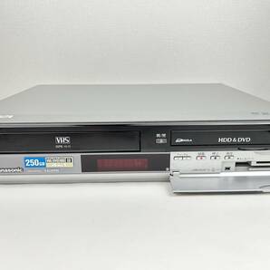 [送料無料&動作品&美品] ★早いもの勝ち★ Panasonic パナソニック 250GB HDD内蔵VHS一体型 DVDレコーダー 地デジ DMR-XP20V シルバーの画像2