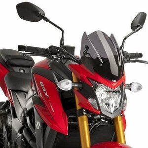 在庫あり Puig 9435F スクリーン バイザー SUZUKI GSX-S750 (17-20) [ダークスモーク/ショート] プーチ NEW GENERATION