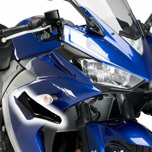 【期間限定SALE】Puig 3171A サイドスポイラー ウイングレット [ブルー] YAMAHA YZF-R3 (15-18) プーチ