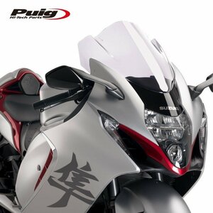 在庫あり Puig 21138W スクリーン GSX-R1300 HAYABUSA (21-23) [クリア] プーチ レーシング タイプ