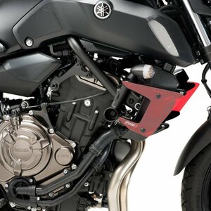 在庫あり Puig 20381R サイドスポイラー ウイングレット [レッド] YAMAHA　MT-07 (18-20) プーチ