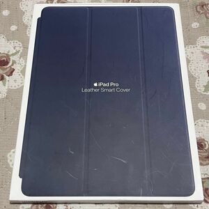 【新品未開封】第9世代 iPad 純正 Leather Smart Cover ミッドナイトブルー 9th Generation