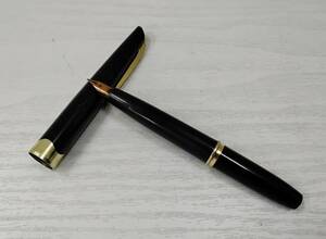  platinum /PLATINUM pen .18K middle character fountain pen writing implements present condition goods writing brush chronicle not yet verification used Junk 