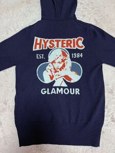 美品 HYSTERIC GLAMOUR ジップアップパーカー F カーディガン