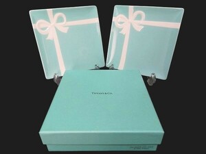 14CM 新品未使用◇自宅保管 ティファニー ブルーリボン プレート TIFFANY.CO ※追加出品予定あり