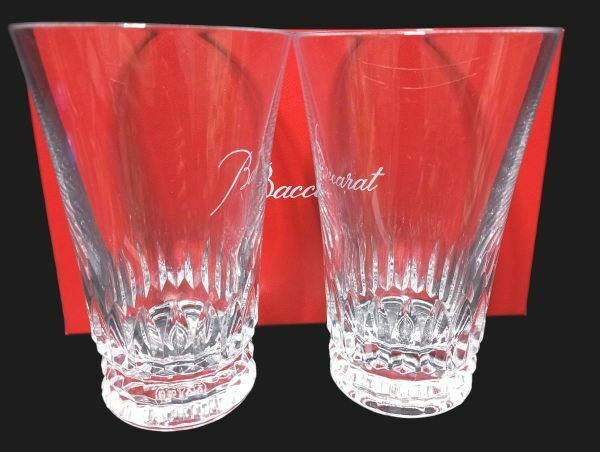 新品未使用◇自宅保管 バカラ ティアラ ＜ペア＞ グラス ハイボール BACCARAT ※追加出品予定あり