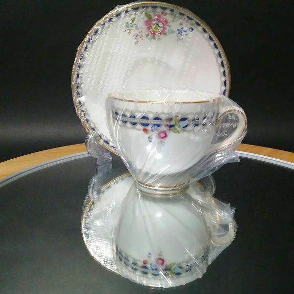 新品未使用◇自宅保管 ウェッジウッド レースピオニー カップ＆ソーサー WEDGWOOD LACE PIONY