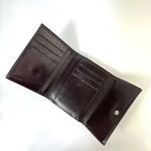 ロエベ　アナグラム三つ折り財布　ブラウンコインケース　ウォレット　レザー　中古品_画像4