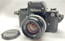 1円スタート Nikon ニコン F2 フォトミック ボディ ブラック/カメラレンズ NIKKOR-SC Auto 1:1.4 50mm _画像1