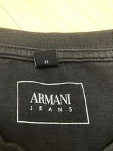 ARMANI JEANS/アルマーニジーンズ/VネックTシャツ/XLサイズ/ネイビー_画像3