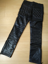 WESTRIDE ウエストライド レザー パンツ パデッド WR1109 CONFORMAX PADD PANTS 防寒 WEST RIDE レーシング ダウン コンフォマックス 30_画像2