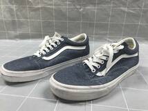 VANS ヴァンズ オールドスクール INDIGO インディゴ 27.5ｃｍ スニーカー ローカット 靴 メンズ ファッション 趣味 コレクター _画像6