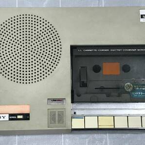 SONY ソニー テープレコーダー TC-1165 カセットレコーダー 音響機器 家電製品 昭和レトロ 時代物 アンティーク 趣味 コレクターの画像2