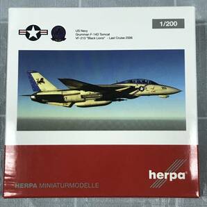 herpa ヘルパ US Navy Grumman F-14D Tomcat US Marine Corps VMFA-235 Death Angels Phantom ll 1/200 おまとめ3点 戦闘機 模型 趣味の画像3