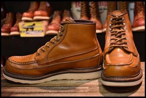 【8E 良品 14年】レッドウィング 9850 ゴールドラセット カヌーモック アイリッシュセッター レースアップ ブーツ redwing HOPESMORE