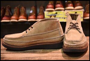 【7E 良品】RUSSELL MOCCASIN ラッセルモカシン スポーティングクレーチャッカ ダブルモカシン ララミースエード 短靴 ブーツ HOPESMORE