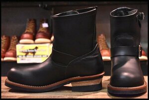 [7.5D прекрасный товар 13 год ] Red Wing 2976 Short инженер чёрный черный хром steel tu ботинки redwing HOPESMORE