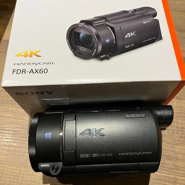 本日限定2000円値下げ　SONY Handycam FDR-AX60 ソニー　ハンディカム　ビデオカメラ　4K