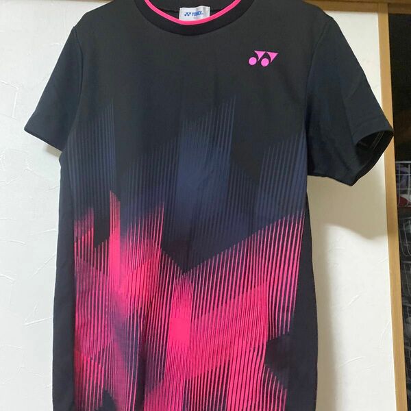 バドミントン ユニフォーム ヨネックス YONEX 半袖 テニス ゲームシャツ ブラック Tシャツ