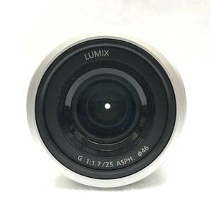 Panasonic / H-H025 / LUMIX / G 1:1.7/25 ASPH. φ46 / パナソニック / ルミックス / デジタル一眼カメラ用 交換レンズ / 現状品の画像1