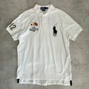 ●人気モデル！【ビッグポニー】POLO by Ralph Lauren ポロ ラルフローレン 鹿の子 半袖 ポロシャツ/JAPAN/サイズXL/メンズ 