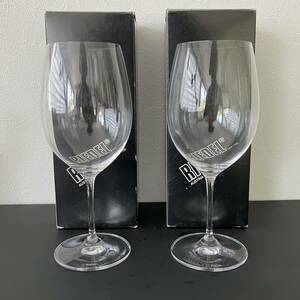 ●【未使用品】リーデル (RIEDEL) 416/0 ビノム ボルドー ワイングラス 2P セット売り/箱入り/保管品/ペア