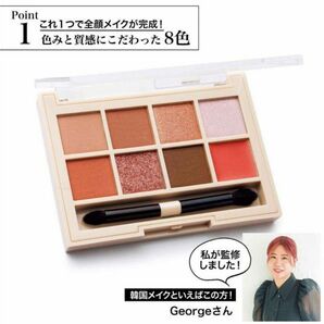 InRed 5月号付録 ヘア&メイク George監修 メイクパレット